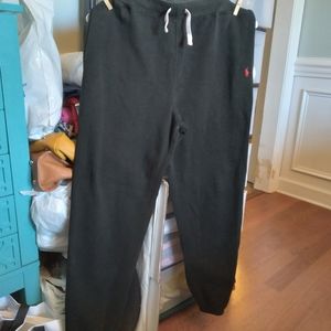 Polo Ralph Lauren XL (18-20) black athletic sports jogging workouts gym pants